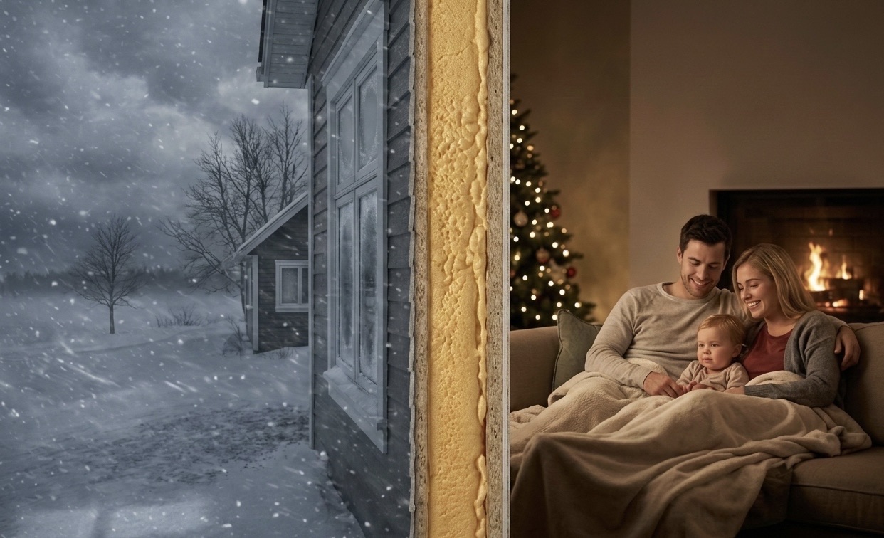 Izolație profesională cu spumă poliuretanică